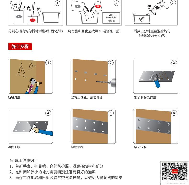 包钢毕节粘钢加固施工过程